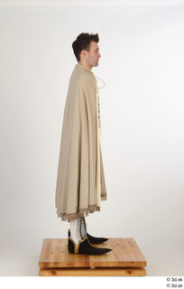   Photos Man in Historical Civilian suit 11 16th century Historical Clothing cloak whole body 0007.jpg